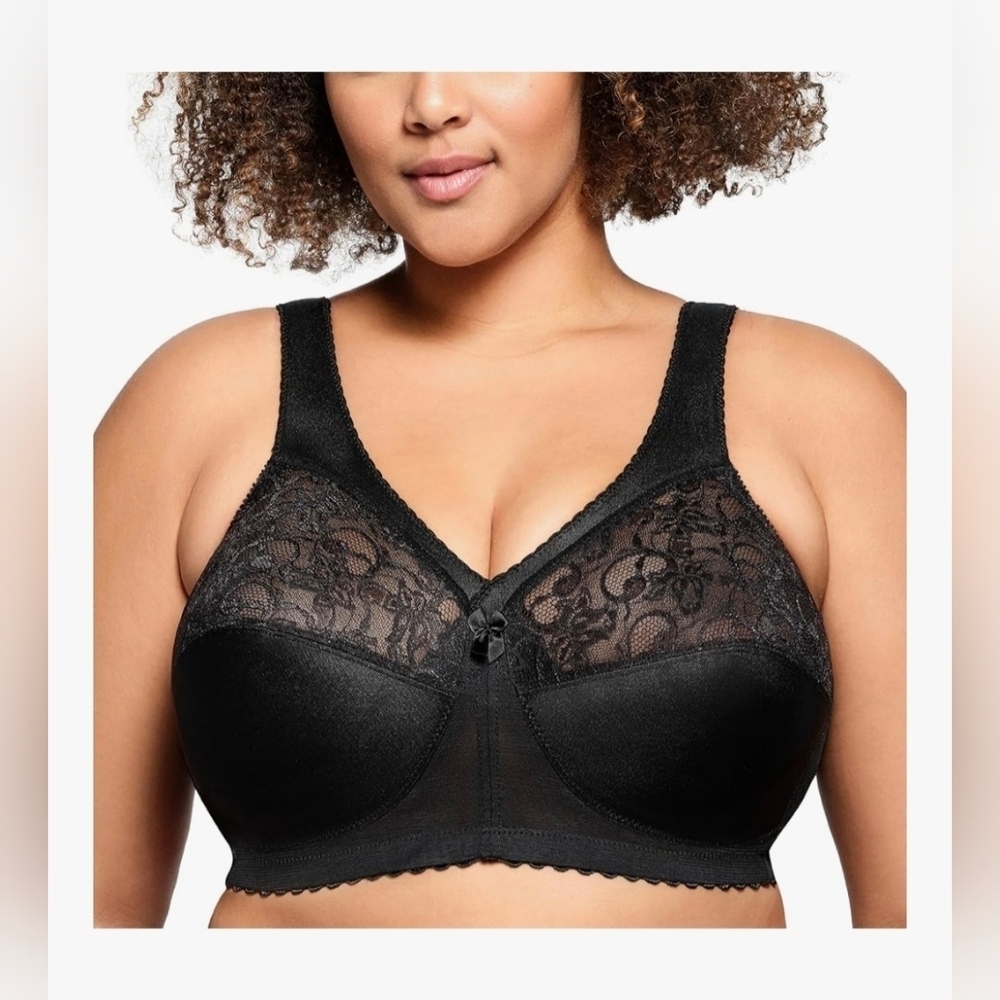 Glamorise Full Figure Magiclift Original Support Bra Wirefree 1000 NWOT #1018